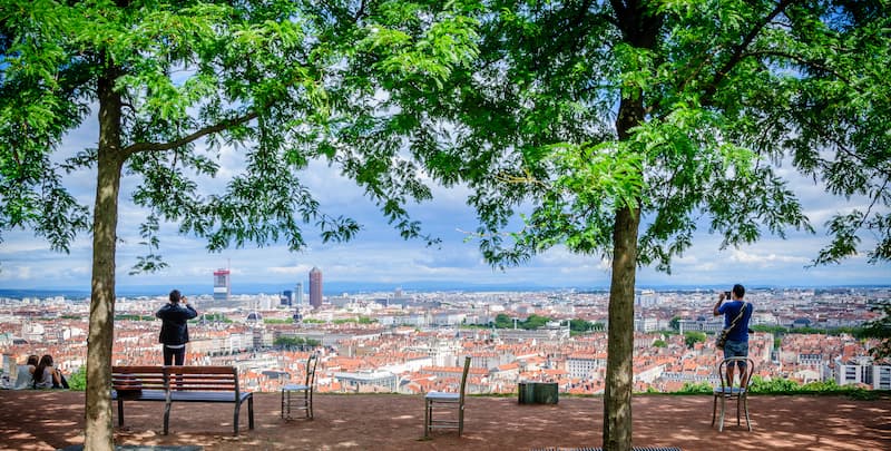 Profitez d'une vue panoramique de Lyon au jardin des Curiosités